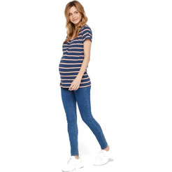Mamalicious Slim Fit Κολάν Εγκυμοσύνης Μπλε 20013111