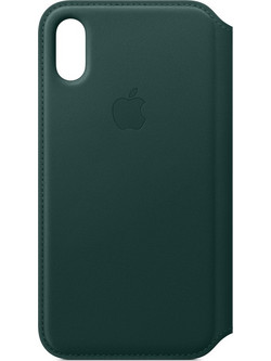 Apple Leather Folio Forest Green (iPhone XS/X)
