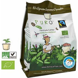 Puro Κάψουλες Espresso Savanna Bio Συμβατές με Μηχανή Nespresso 10τμχ