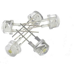 8mm F8 0.5W Super Bright Straw Hat LED Diode Warm White
