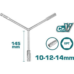 Total Επαγγελματικό ΤΑΦ Y 10-12-14mm THYSW101214