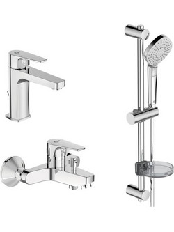 Ideal Standard Esla BC264AA Μοντέρνο Σετ Μπαταριών Νιπτήρα Λουτρού Μπάνιου με Βέργα