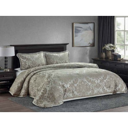 Γαρύφαλλο Πάπλωμα Υπέρδιπλο 220x240 Damask Jacquard Coffee