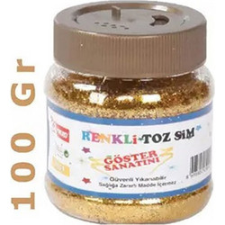 Σκόνη glitter Mikro αλατιέρα GG100-G χρυσή 100gr