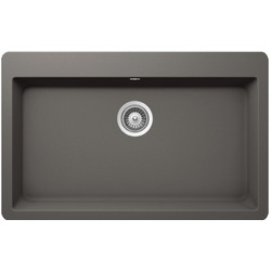 Schock Cristadur Mono Ένθετος Νεροχύτης Γρανίτη Ματ Silverstone 83.8x53cm 15090-1442