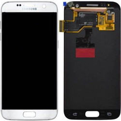 Samsung Galaxy S7 SM-G930F Lcd White Γνήσια Οθόνη Λευκή (GH97-18523D)
