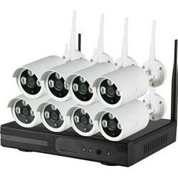 8 WIFI IP Κάμερες Ασύρματες Κit Nvr Hd Jortan FULL HD