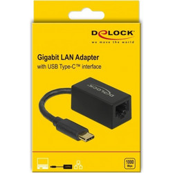 DeLOCK 65904 Ενσύρματος Ethernet USB-C Αντάπτορας Δικτύου 1Gbps