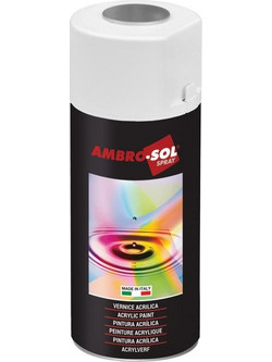 Ambro-Sol Σπρέι Βαφής Λευκό Gloss 400ml