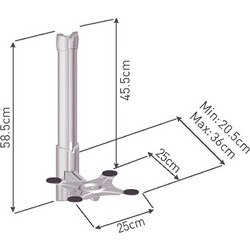 ΒΑΣΗ ΣΤΗΡΙΞΗΣ HOME THEATER 25Kg ΑΣΜ 590501.0002 80-S