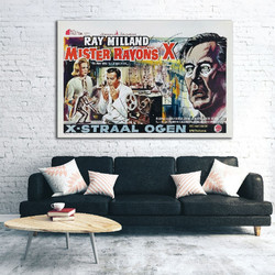 Πίνακας σε καμβά - Vintage Movie Posters - Mister Rayons x - 45 x 30 εκ