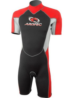Aropec Black/Red Μονοσόρτς Κατάδυσης Neoprene για Αυτόνομη Κατάδυση 2.5mm