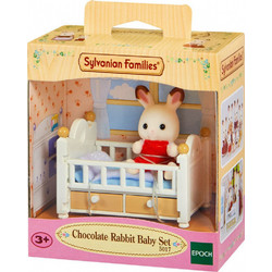 Sylvanian Families Έπιπλα & Μωρό Chocolate Rabbit