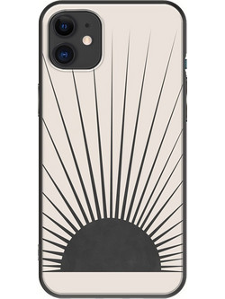 Θήκη Minimal Sun iPhone 11 Black TPU (Μαύρη Σιλικόνη)