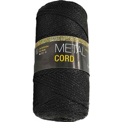 Νήμα Metal Cord Κορδόνι 200 gr Μαύρο Glitter