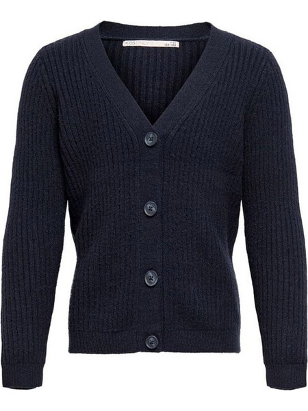 Only Παιδική Ζακέτα Πλεκτή με Κουμπιά Navy Μπλε 15231588