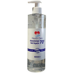 Health Care Αντισηπτικό Gel Χεριών με Αντλία 500ml