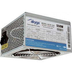 Akyga Basic AK-B1-550 550W Τροφοδοτικό Υπολογιστή ATX