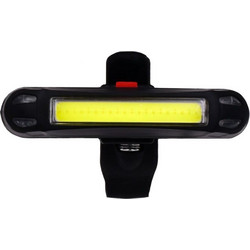 Επαναφορτιζόμενη Λάμπα LED COB Ποδηλάτου με Λειτουργία Strobe Λευκού & Κόκκινου Φωτισμού OEM