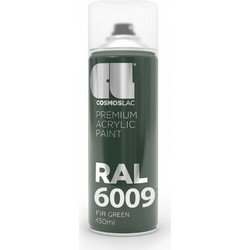 Cosmoslac Premium Acrylic Paint Σπρέι Βαφής Fir Green RAL6009 Gloss 400ml