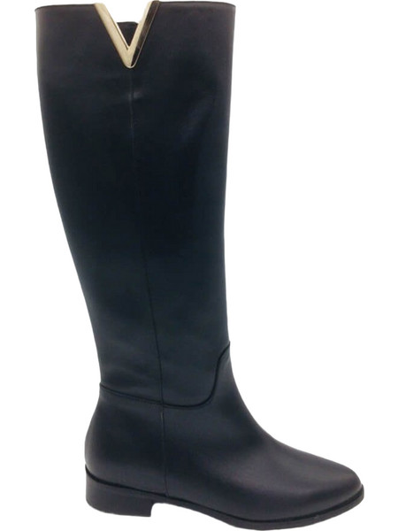 Μπότες UTOPIA U56-204 BLACK LEATHER