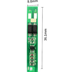 BMS ΠΛΑΚΕΤΑ PCB ΓΙΑ ΜΠΑΤΑΡΙΕΣ ΛΙΘΙΟΥ 7,4V (ΓΙΑ 2 ΜΠΑΤΑΡΙΕΣ 18650 ΣΕ ΣΕΙΡΑ)