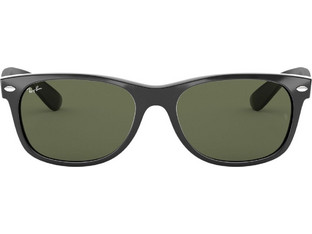 Ray-Ban RB2132 901L Ανδρικά Γυαλιά Ηλίου Τετράγωνα Κοκάλινα Μαύρα με Μαύρο Polarized Φακό