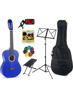Gewa Concert Basic 4/4 Satin 
Blue
 Deluxe Set