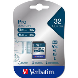 Verbatim Pro SDHC 32GB Class 10 UHS-I
