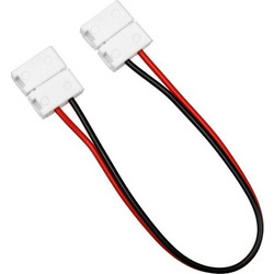 GLOBOSTAR(R) STRIPCON 70732 Ταχυσύνδεσμος για Μονόχρωμη Ταινία LED 10mm σε 10mm Σύνδεσμο IP20 - Λευκό - Μ16 x Π1.5 x Υ0.3cm 70732