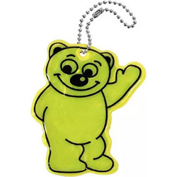 COMPASS Reflective pendant BEAR yellow (01723)