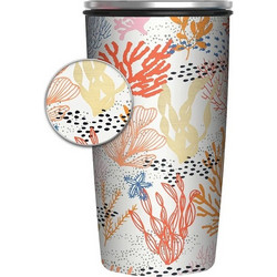 Chic Mic Bamboo Slide Cup Under The Sea-Gold 420ml