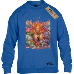 Takeposition H-cool Anime Pokemon And Ash Παιδικό Φούτερ Royal Blue 810-1033