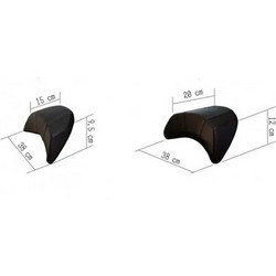 ΣΕΛΑ - ΠΛΑΤΗ ΟΔΗΓΟΥ KYMCO AK 550i NOODOE E5 22' 38X20X12CM ΓΝΗΣΙΑ