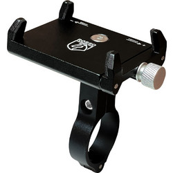 Rosso Universal Bike Mount - Universal Ρυθμιζόμενη Βάση Αλουμινίου Στήριξης Ποδηλάτου / Μηχανής για Smartphone / Κινητά - Black (98144)