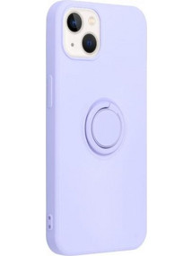 Forcell Silicone Ring Back Cover Violet (iPhone 13 mini)