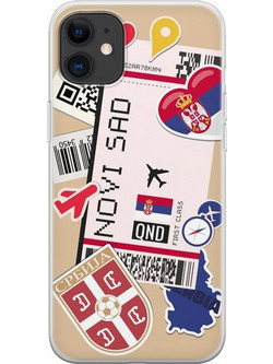 Θήκη Ticket To Novi Sad iPhone 11 Flexible TPU (Διάφανη Σιλικόνη)