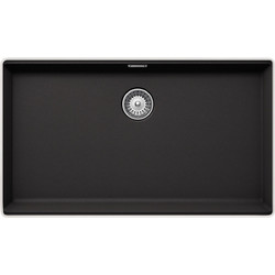 Schock Cristalite Manhattan 30080U-1401 Υποκαθήμενος Νεροχύτης Γρανίτη Ματ Nero 75x45.6cm