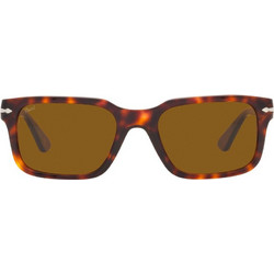Persol PO3272S 24/33 Ανδρικά Γυαλιά Ηλίου Ορθογώνια Κοκάλινα Ταρταρούγα με Καφέ Polarized Φακό
