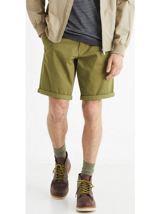 Celio Casual Ανδρική Βερμούδα Chino Χακί BOCHINOBM