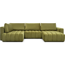 PoliHome Bonita Καναπές σε Σχήμα Π Lime 350x170x85cm 162295149