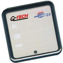 Q-Tech CR-70 Card Reader 2.0 για SD / microSD / Compact Flash / xD / Memory Stick