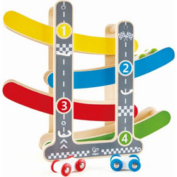Hape Early Explorer Fast Flip Racetrack Ξύλινη Κατρακύλα Αυτοκινήτων E0438