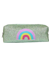 Bagtrotter Glitter Rainbow Κασετίνα Βαρελάκι Πράσινη 37073-2
