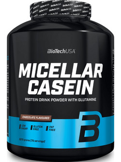Biotech USA Micellar Casein Chocolate Πρωτεΐνη Γράμμωσης Χωρίς Γλουτένη 2.27kg