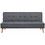 Nextdeco Τριθέσιος Καναπές Κρεβάτι Γκρι 182x91x81cm 18900-02---2