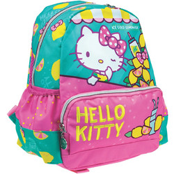 Gim Hello Kitty Lemonade Σχολική Τσάντα Πλάτης Νηπιαγωγείου Πράσινη Ροζ 335-70054