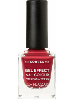 Korres Gel Effect 52 Eternity Red Rose Gloss Βερνίκι Νυχιών Μακράς Διαρκείας 11ml