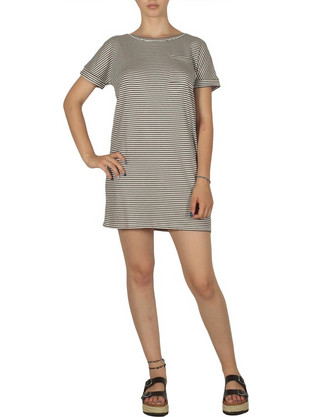 Obey Right Above Mini Καλοκαιρινό Καθημερινό Φόρεμα Μπεζ 401500153