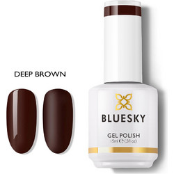 Bluesky Color Uv Gel Deep Brown Ημιμόνιμο Βερνίκι Νυχιών 15ml